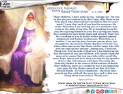 Medjugorje Message from the Blessed Virgin Mary, August 2, 2016