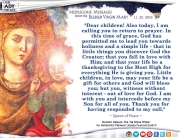 Medjugorje Message from the Blessed Virgin Mary, November 25, 2016