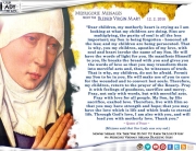 Medjugorje Message from the Blessed Virgin Mary, December 2, 2016