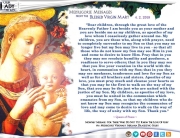 Medjugorje Message from the Blessed Virgin Mary, April 2, 2018
