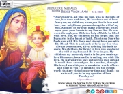 Medjugorje Message from the Blessed Virgin Mary, May 2, 2018