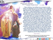 Medjugorje Message from the Blessed Virgin Mary, June 2, 2018