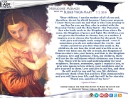 Medjugorje Message from the Blessed Virgin Mary, July 2, 2018