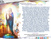 Medjugorje Message from the Blessed Virgin Mary, August 2, 2018