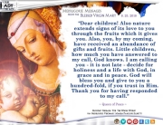 Medjugorje Message from the Blessed Virgin Mary, September 25, 2018
